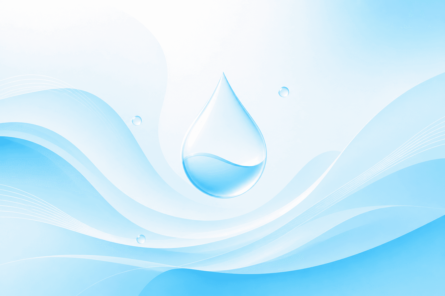 Abstract soft blue aqua wave background for Siply